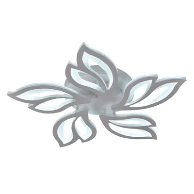 Plafoniera Leaf LED 62W 3CCT cu telecomanda, alb, Erste