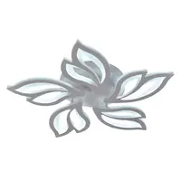 Plafoniera Leaf LED 62W 3CCT cu telecomanda, alb, Erste