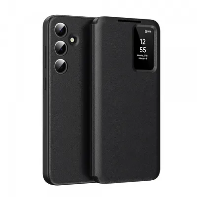 Husa pentru Samsung Galaxy A16 5G A166 / A16 4G A165, Techsuit, SmartView, Neagra