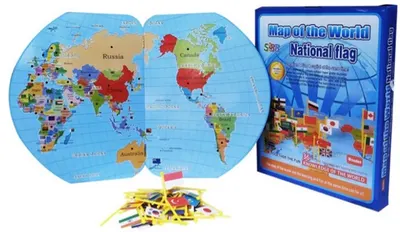 Set Smart Baby Education Set țări și steaguri
