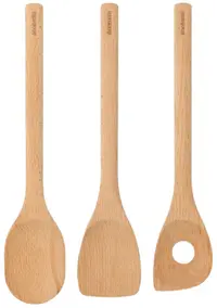 Set de ustensile de gătit Brabantia - Profile Wooden, 3 piese
