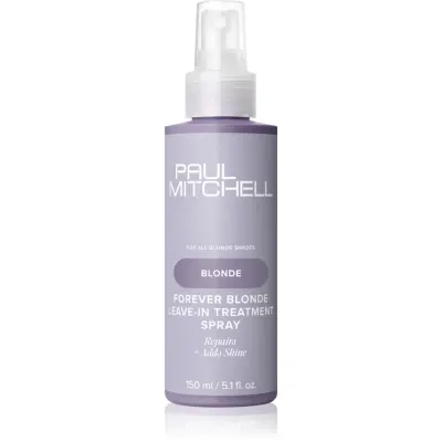 Paul Mitchell Blonde Forever Blonde Leave-In Treatment Spray spray care nu necesita clatire pentru părul decolorat, vopsit și tratat chimic 150 ml