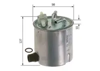 Filtru combustibil BOSCH F 026 402 108