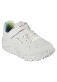 Pantofi sport copii Skechers Uno LiteRainbow Specks, Alb