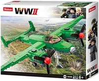Constructor Sluban WWII - Bombardier aliat, 311 piese