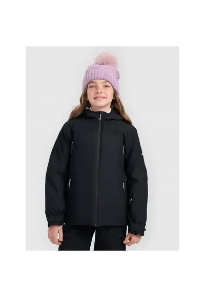 Geaca fete - Poliester - Negru 4FJRAW25TTJAF1037-20S