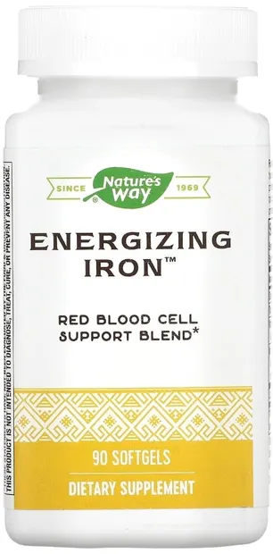 Energizing Iron, 90 capsule, Nature’s Way