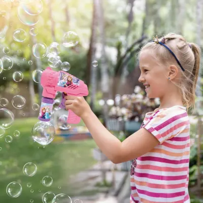 Jucarie pistol de facut baloane Disney Frozen