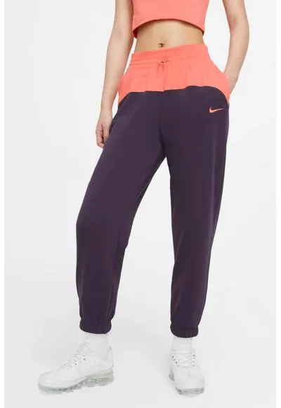 Pantaloni sport cu talie ajustabila Icon Clash - Albastru indigo/Roz