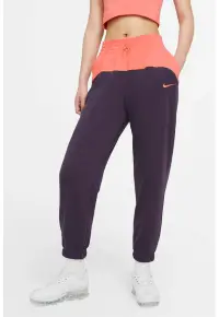 Pantaloni sport cu talie ajustabila Icon Clash - Albastru indigo/Roz