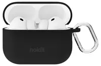 Husă pentru căști Holdit - Silicon, AirPods Pro 3, negru