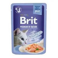 Brit Cat Delicate Salmon in Jelly, 85 g