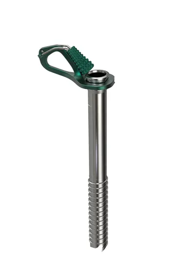Broche Aero Blue Ice 22 cm verde din oțel Chromoly