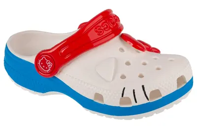 Papuci de tip crocs universali 209469100 pentru vară albi pentru bebeluși