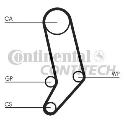 Set pompa apa+curea dintata CONTITECH CT939WP2