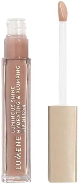 Lumene Luciu de buze vegan Luminous Shine, 1 Pale Honey, 5 ml