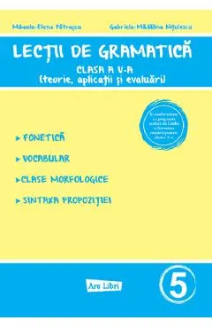 Lectii de gramatica - Clasa 5