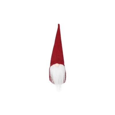 Jucarie decorativa elf, gnom pasla, 30x8 cm, rosu