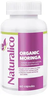 Organic Moringa, 60 capsule, Naturalico