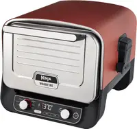 Cuptor electric Ninja - OO101EU, 2400W, roșu/gri