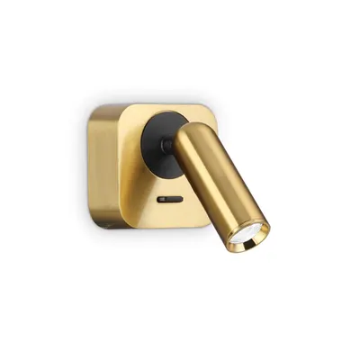 Aplica Bean Square Ap Ottone