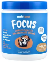 NutriZen Focus, vanilie și condimente, 240 g, Nutricost