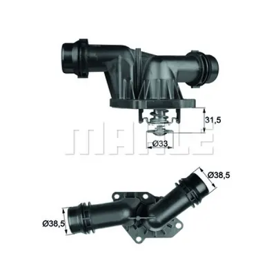 Termostat, lichid racire MAHLE TI 25 85