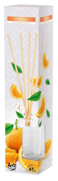 Odorizant cu bețișoare Bispol - Orange, 45 ml