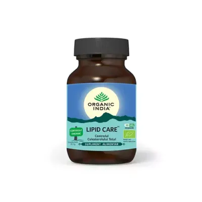 Lipid Care - Controlul Colesterolului Total, 60 cps ECO | Organic India