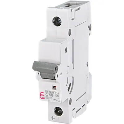 ETIMAT P10 Intrerupatoare automate miniatura 10kA ETIMAT P10-DC 1p C50