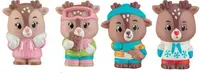 Set 4 figurine - Familia de reni Glagla