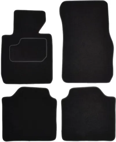 Covorase auto (set, velur, 4 bucati, culoare negru) BMW Seria 3 GRAN TURISMO (F34) dupa 2012