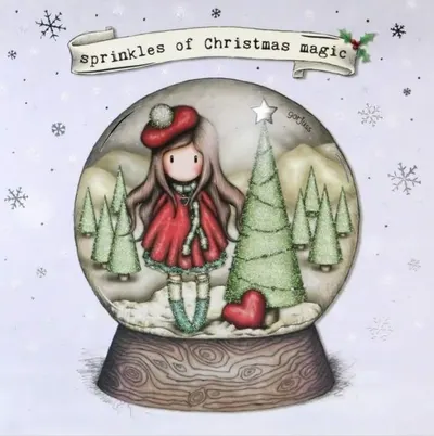 Felicitare de Crăciun Santoro Gorjuss - Snowglobe