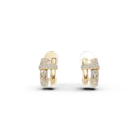 Cercei din aur galben cu diamante de 0.42ct