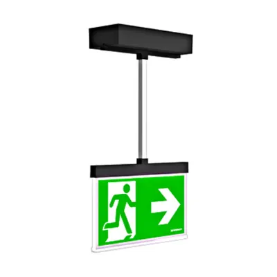 C.il. Siguranta AM antracit, LED, pendul aparent