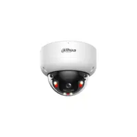 Camera supraveghere IP Dome cu iluminare duala Dahua WizSense IPC-HDBW3649E-AS-IL, 6MP, 2.8 mm, IR/lumina alba 30 m, slot card, microfon, PoE