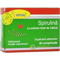 Spirulina cu Extract Total de Catina 40cpr