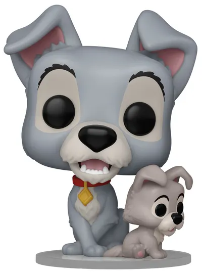 Figurină Funko POP! Disney: Lady & the Tramp - Tramp with Puppy (70th Anniversary) #1554