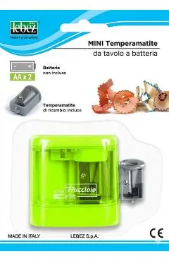 Ascutitoare cu baterii. Verde