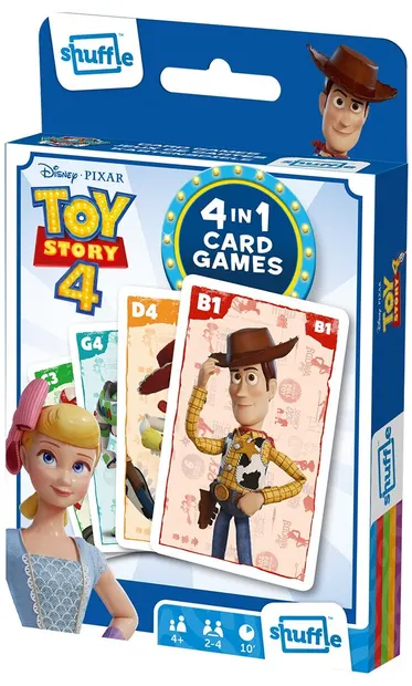 Cărți de joc Cartamundi - Toy Story, 4 în 1