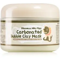 Elizavecca Milky Piggy Carbonated Bubble Clay Mask masca pentru curatare profunda pentru ten acneic 100 g