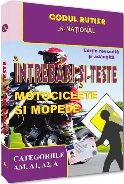 Întrebări şi teste pentru obţinerea permisului de conducere auto - categoria AM, A1, A2, A - 2023 - Paperback brosat - Dan Chiriac