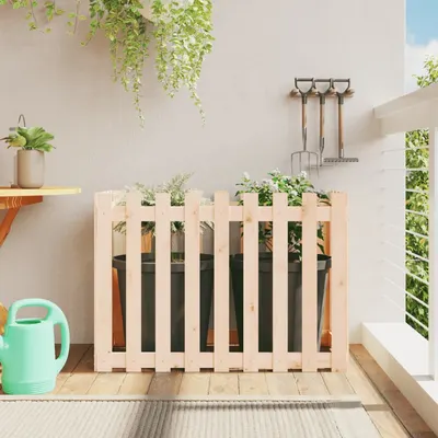 vidaXL Pat înălțat grădină design gard 100x50x70 cm lemn impregnat pin