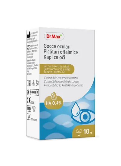 Dr. Max Picaturi oftalmice 0.4% HA, 10ml