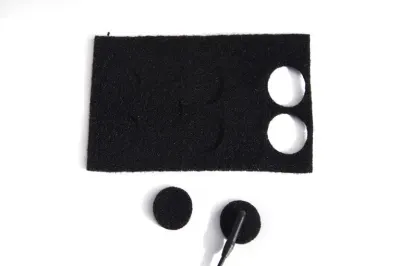 Rycote sticker undercover lavaliera negru - Default Title