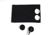 Rycote sticker undercover lavaliera negru - Default Title