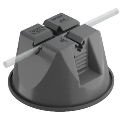 Sistem fixare conductor paratrasnet pe acoperis tip terasa | Type 165 MBG-8-10
