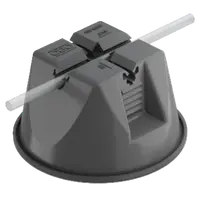 Sistem fixare conductor paratrasnet pe acoperis tip terasa | Type 165 MBG-8-10