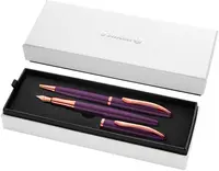 Set stilou cu bilă și stilou Pelikan Jazz - Noble Elegance, violet te