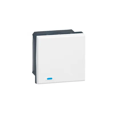 KNX control unit Mosaic - lighting management - 1 push 1 actuation point -alb